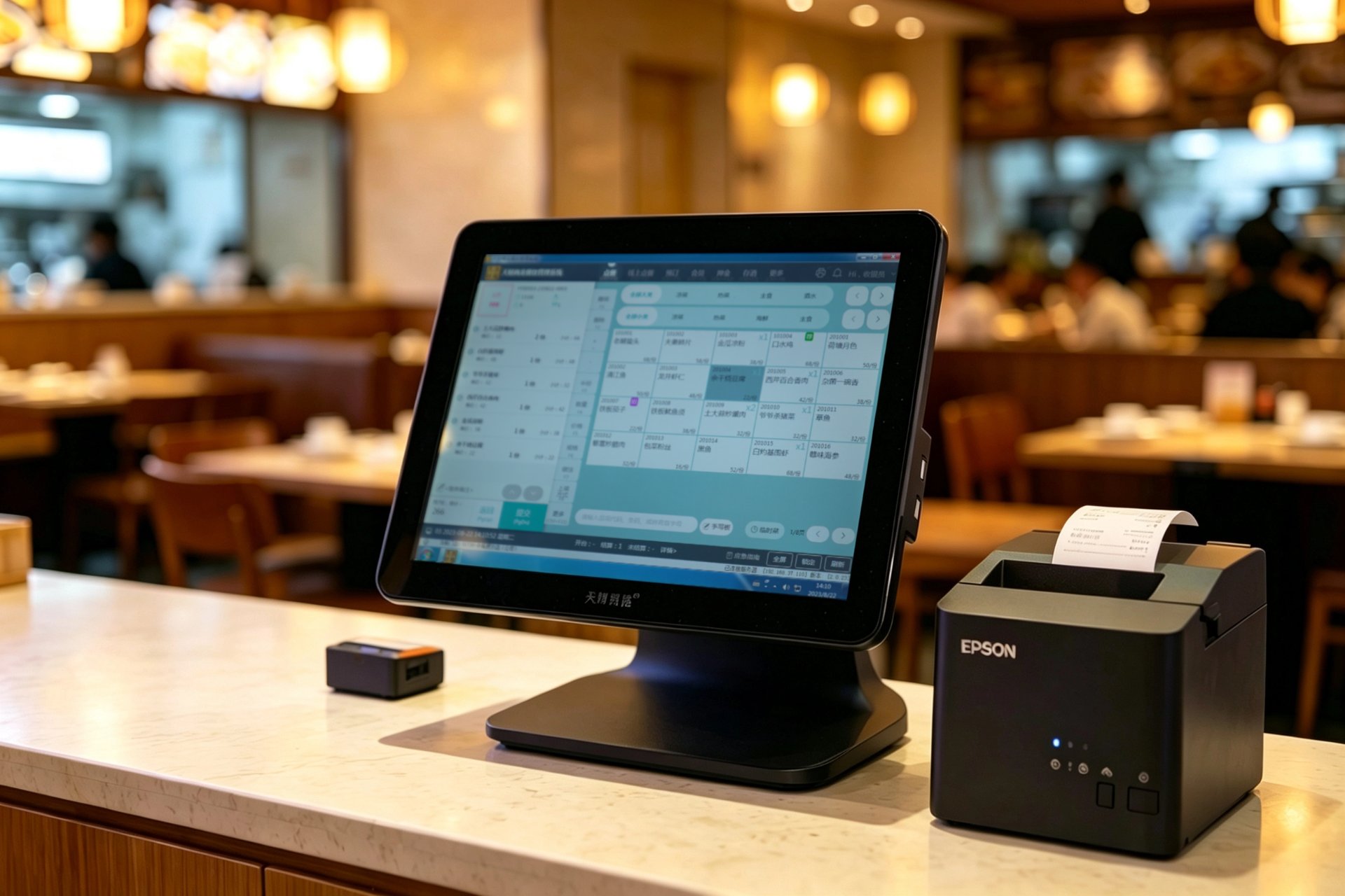 天财商龙中餐POS · 点餐界面
